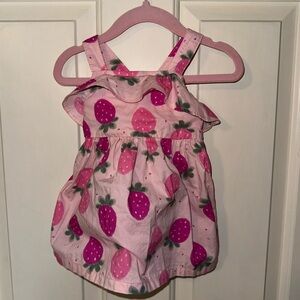 Carters 6M 🍓dress with hat!